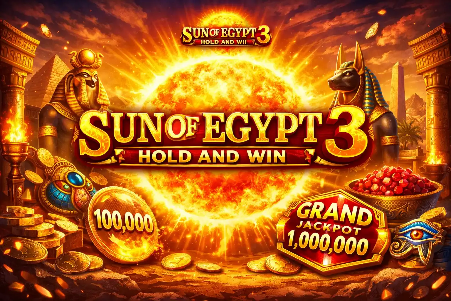 Sun of Egypt 3 үшін фриспиндер